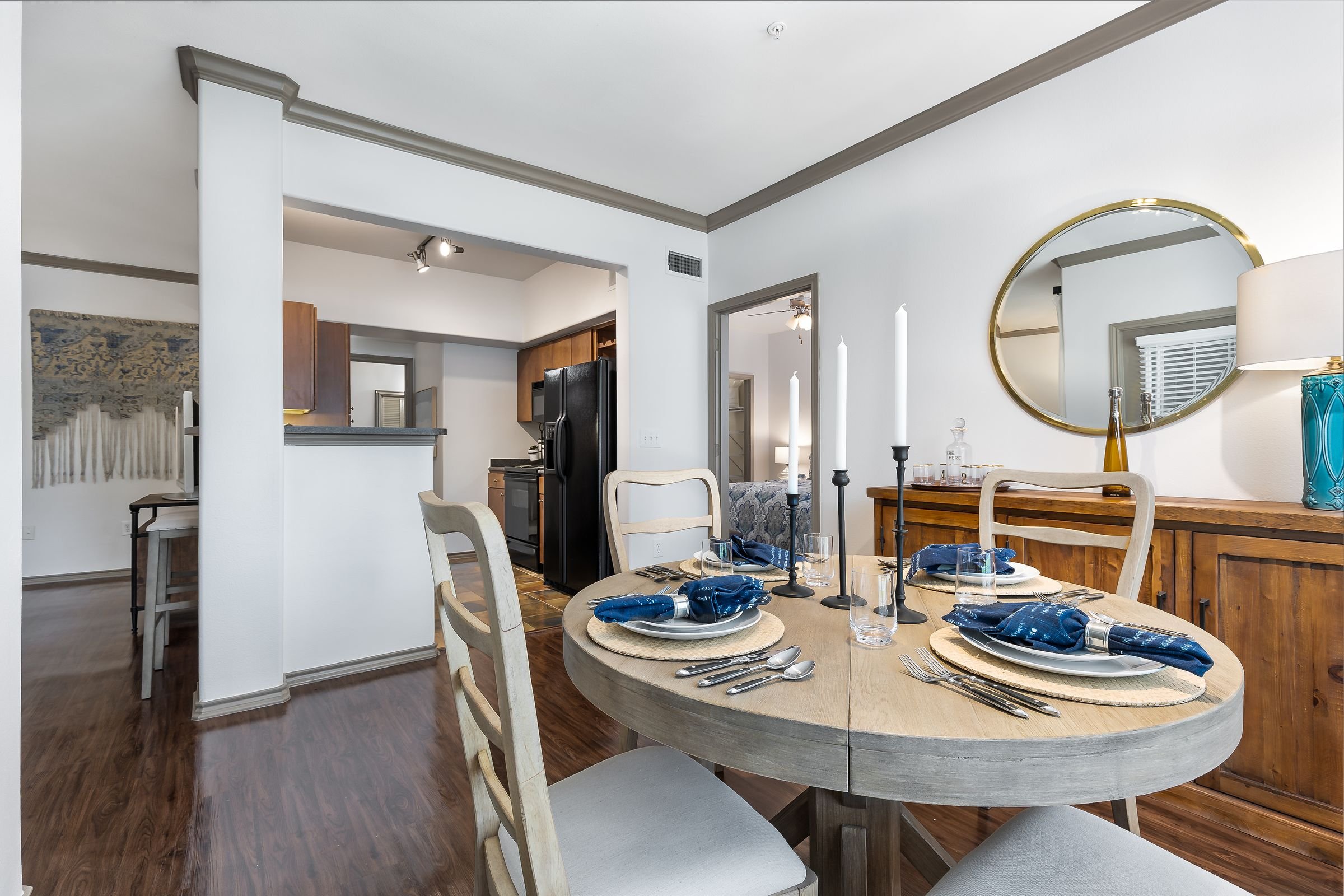 Dining Room and Kitchen Villas at Stone Oak Ranch